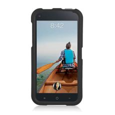 HTC First Black  Rubberized Case