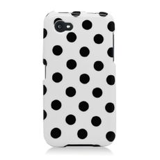 HTC First White Polka Dot Phone Cover