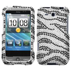 HTC Freestyle Rhinestone Zebra Case