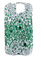 HTC MyTouch 3G Slide Diamond Green Splash Case