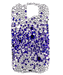 HTC MyTouch 3G Slide Rhinestone Purple Splash Phone Case
