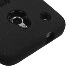 HTC One Mini Black Double Protection Case W/ Stand