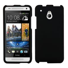 HTC One Mini Black  Rubberized Case