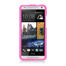 HTC One Mini Pink  Rubberized Case