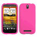 HTC One SV Pink Silicone Case