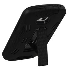 HTC One VX Black Double Protection Case W/ Stand