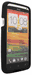 HTC One X Black Silicone Case