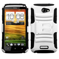 HTC One X Plus White and Black Armor Case