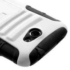 HTC One X Plus White and Black Armor Case
