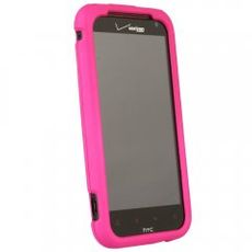 HTC Rezound Pink Rubberized Case