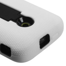 Huawei Prism II White Double Protection Case W/ Stand