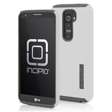 Incipio DualPro LG G2 Case White and Charcoal LGE-218-WHT