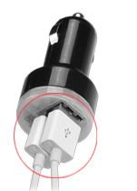 Kyocera Coast Twin Slot USB Rapid Car Charger