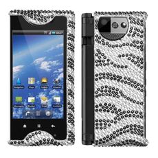 Kyocera Echo Zebra Rhinestone Case