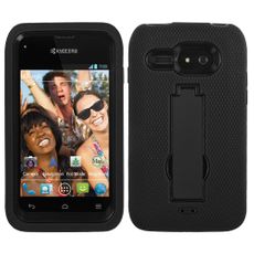 Kyocera Event Black Double Protection Case W/ Stand