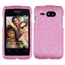 Kyocera Event Print Rhinestone Phone Case