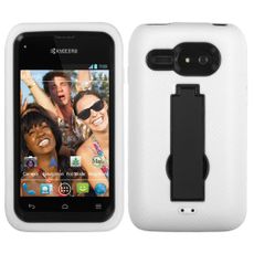 Kyocera Event White Double Protection Case W/ Stand
