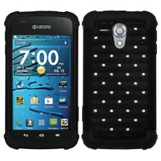 Kyocera Hydro Edge Black 2 Layer Decorative Case
