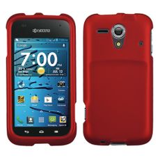 Kyocera Hydro Edge Red  Rubberized Case