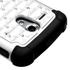 Kyocera Hydro Edge White 2 Layer Decorative Case