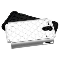Kyocera Hydro Edge White 2 Layer Decorative Case