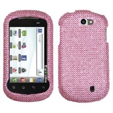LG DoublePlay Pink Rhinestone Phone Case