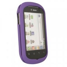 LG DoublePlay Purple Rubberized Case