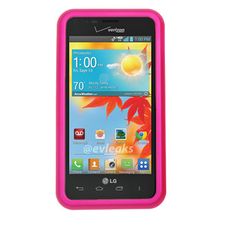 LG Enact Pink  Rubberized Case