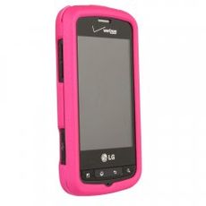 LG Enlighten Pink Rubberized Case