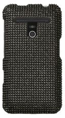 LG Esteem Black Rhinestone Phone Case