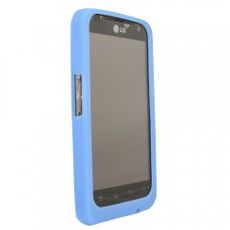 LG Esteem Blue Silicone Skin
