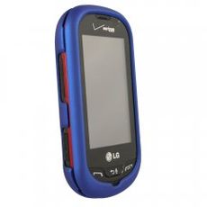 LG Extravert Blue Rubberized Case