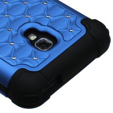 LG G2 Blue 2 Layer Decorative Case