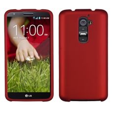 LG G2 Red  Rubberized Case
