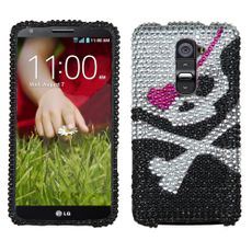 LG G2 Skull Rhinestone Phone Case