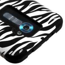 LG G2 Zebra 2 Layer Tough Case