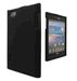 LG Intuition Black Rubberized Case
