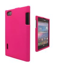 LG Intuition Pink Rubberized Case