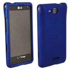 LG Lucid Blue Rubberized Case