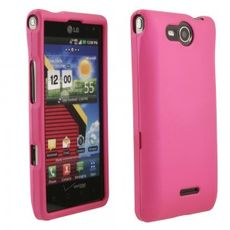 LG Lucid Pink Rubberized Case