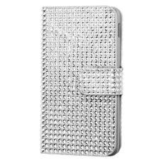 LG Optimus F6 Silver Wallet
