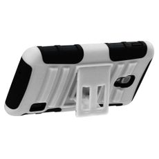 LG Optimus F6 White Armor Case