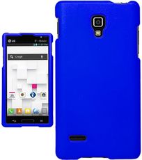 LG Optimus L9 Blue Rubberized Case