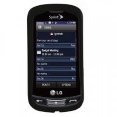 LG Rumor Reflex Black Rubberized Case