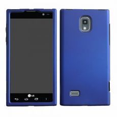 LG Spectrum 2 Blue Rubberized Case