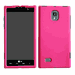 LG Spectrum 2 Pink Rubberized Case