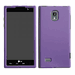 LG Spectrum 2 Purple Rubberized Case