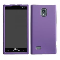 LG Spectrum 2 Purple Rubberized Case