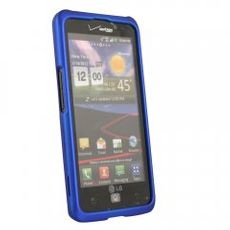 LG Spectrum Blue Rubberized Case