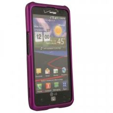 LG Spectrum Purple Rubberized Case